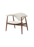 Scandinavian Dark Grey Fully Upholstered Lounge Chair with Solid Wood Base for Living Room