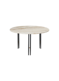 Modern Glass Top Coffee Table with Geometric Metal Frame for Living Room