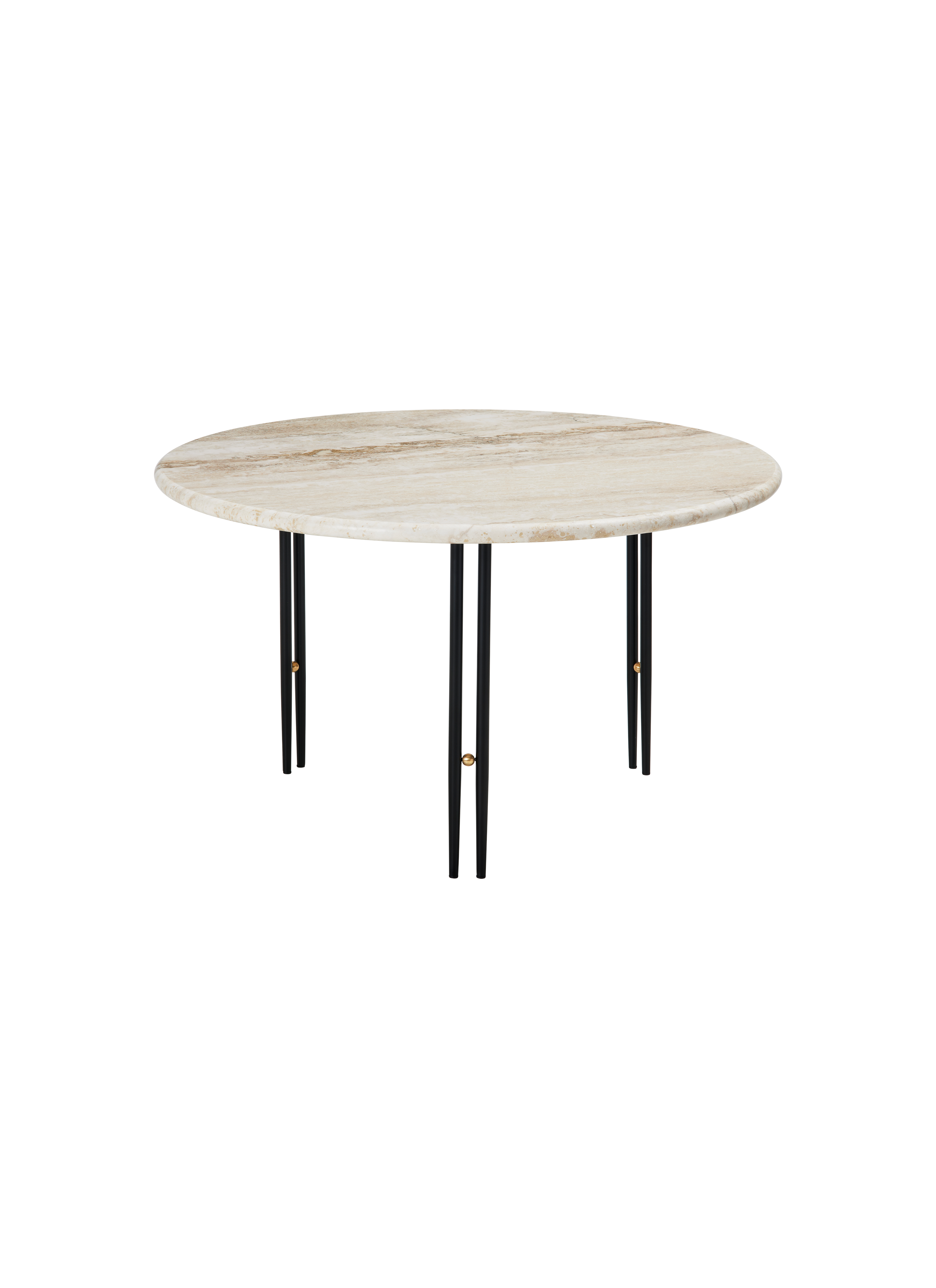 Modern Glass Top Coffee Table with Geometric Metal Frame for Living Room