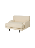 Retro Orange Upholstered Lounge Chair with Sculptural Metal Base for Living Room